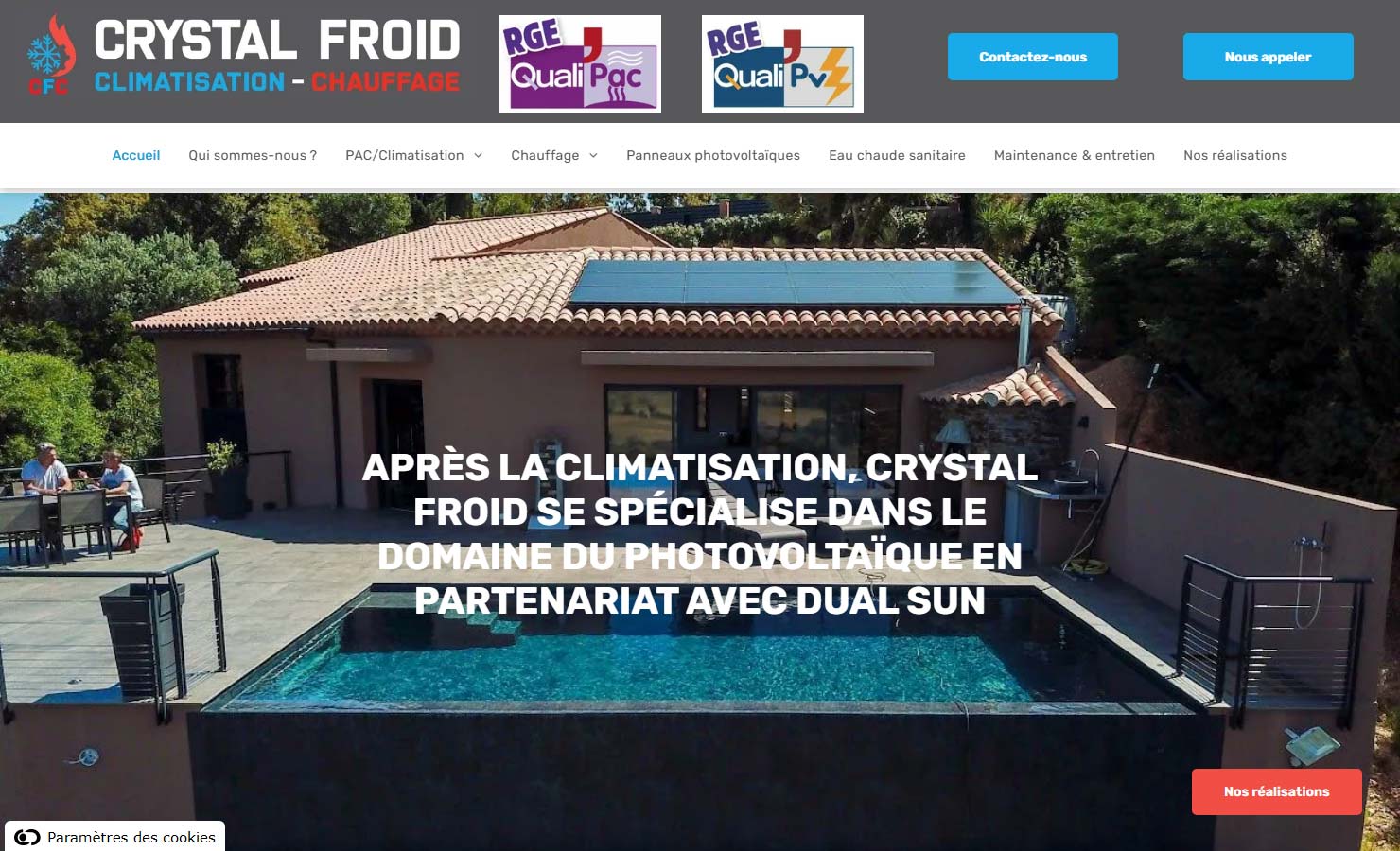 Entretien climatisation Hyères - Crystal Froid
