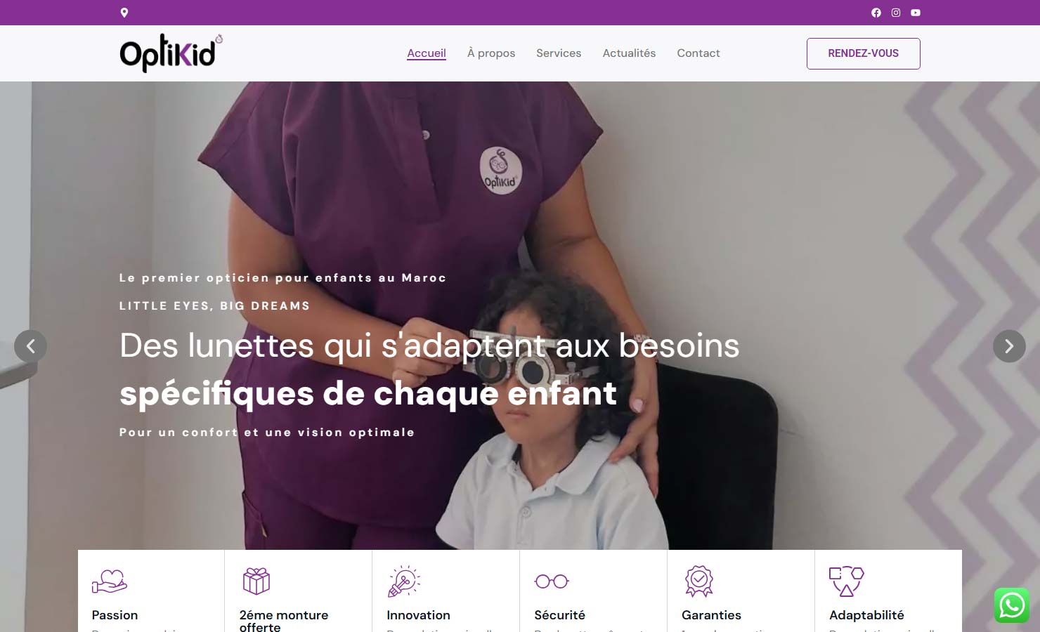 Optikids - Opticien enfant Tanger