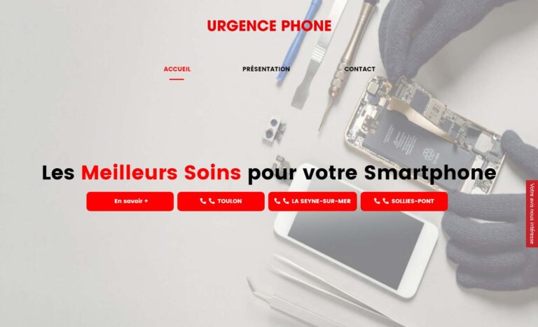 URGENCE PHONE - Réparation écran téléphone à Toulon