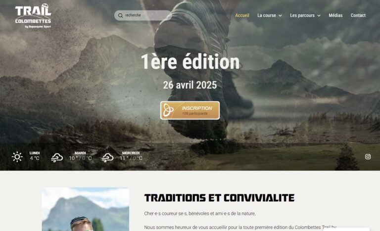 Colombettes Trail, course d’endurance (Suisse)