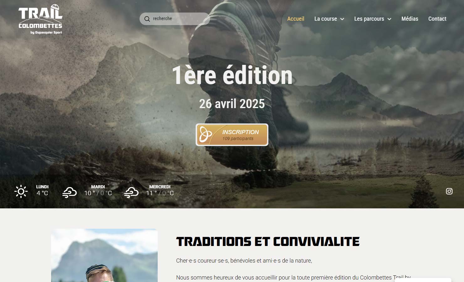 Colombettes Trail, course d’endurance (Suisse)