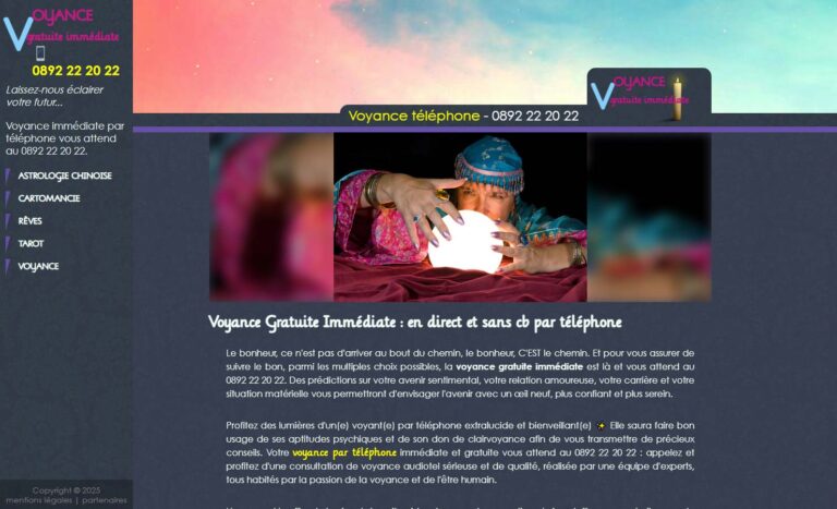 Voyance gratuite immédiate