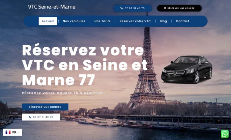 Les Chauffeurs de la Marne votre VTC dans le 77