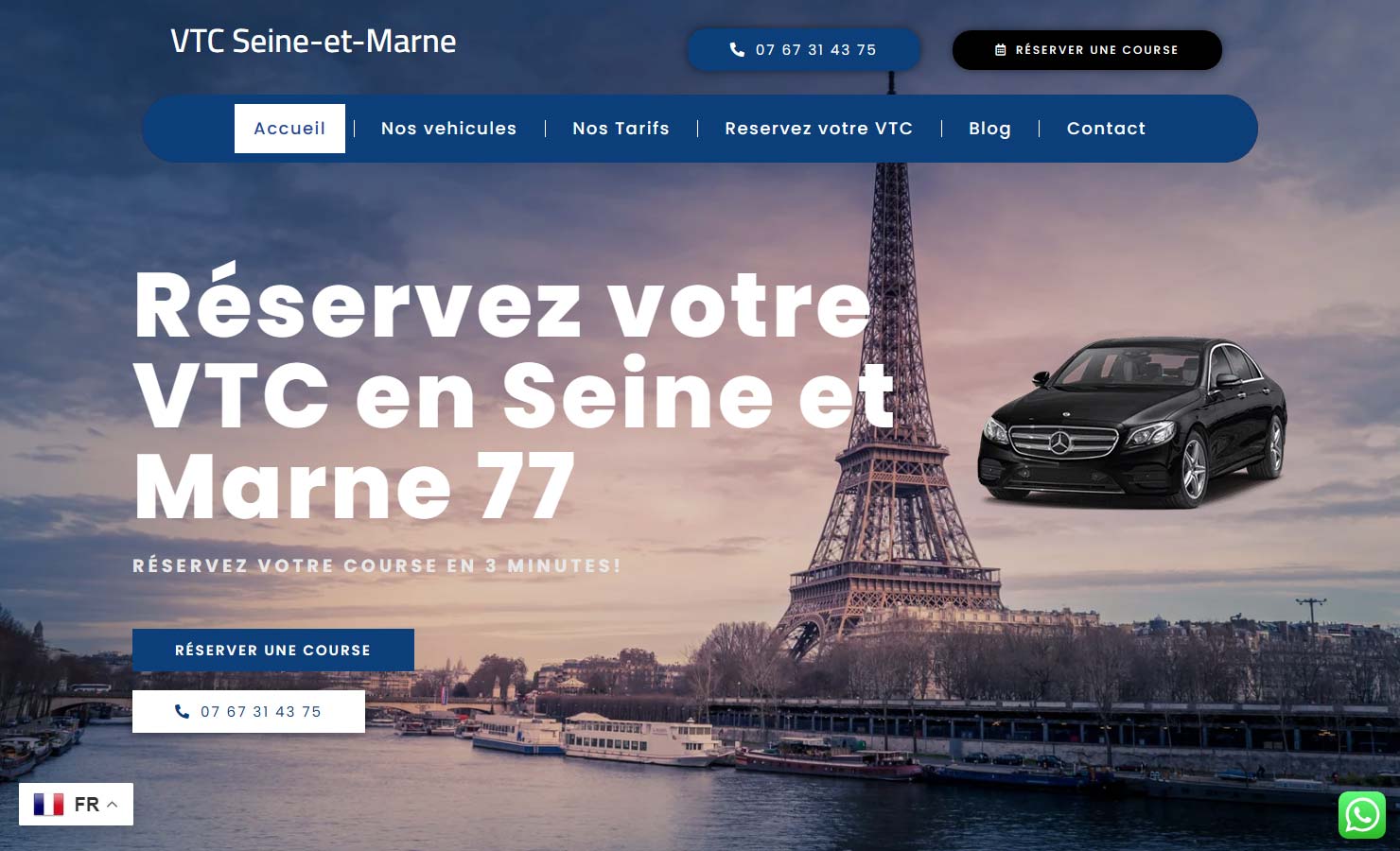Les Chauffeurs de la Marne votre VTC dans le 77