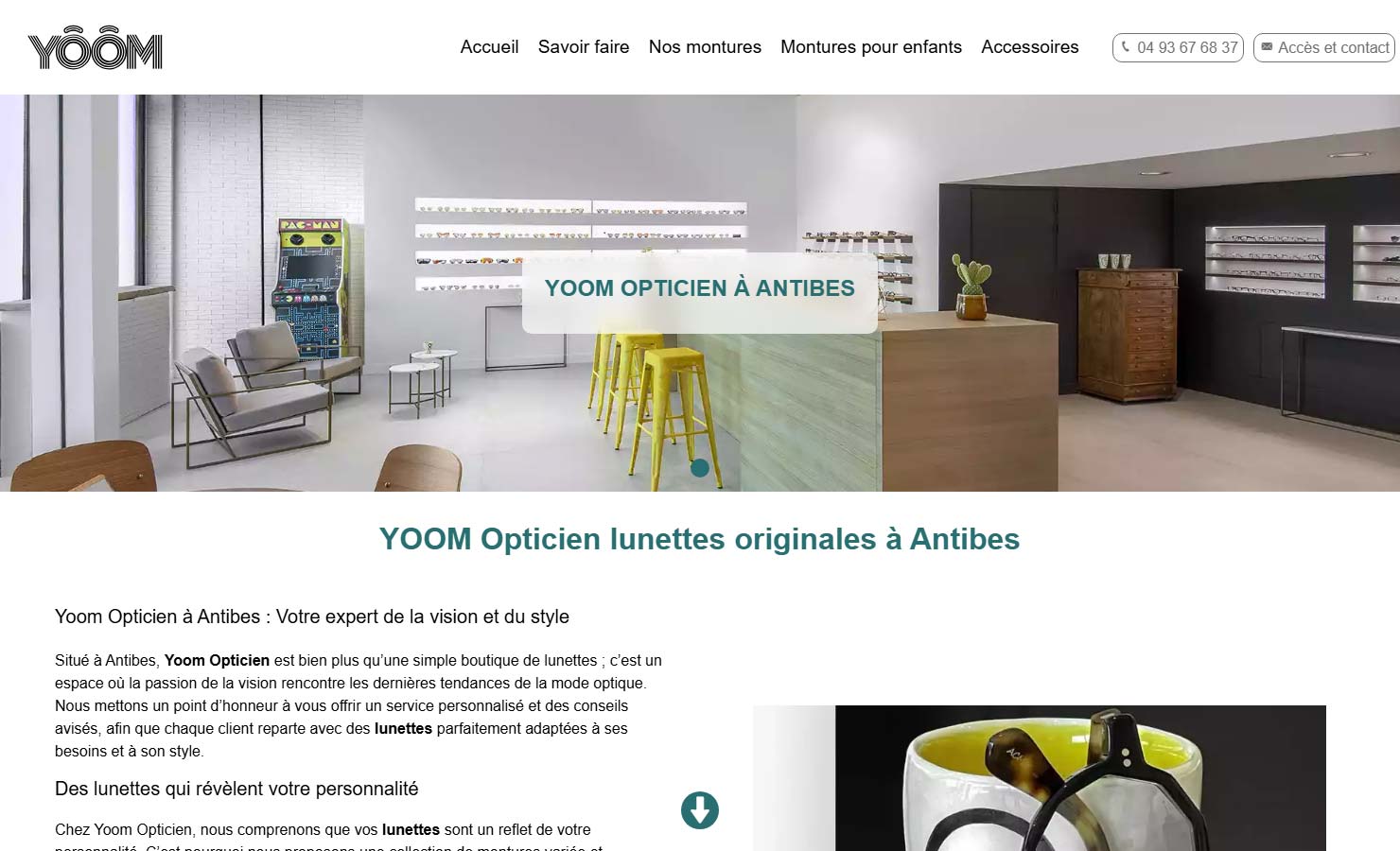 Yoom opticien à Antibes