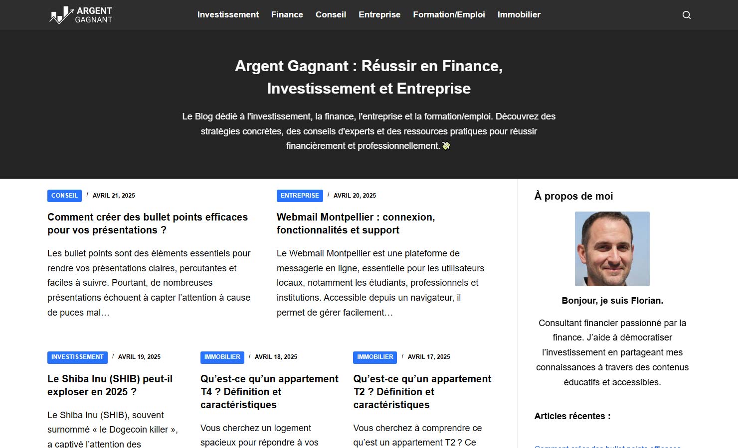 Argent Gagnant