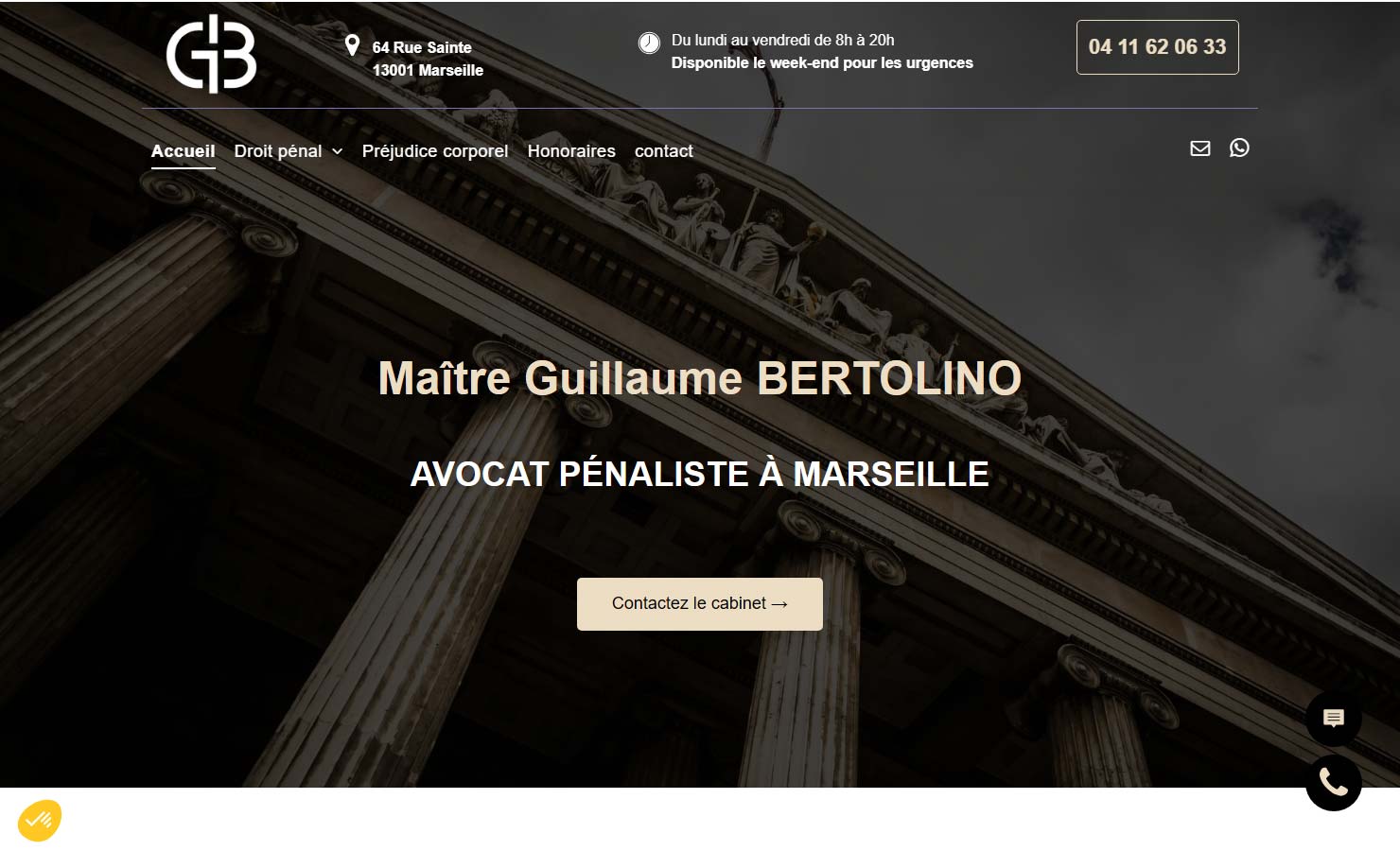 Maître Guillaume Bertolino - Avocat pénaliste à Marseille
