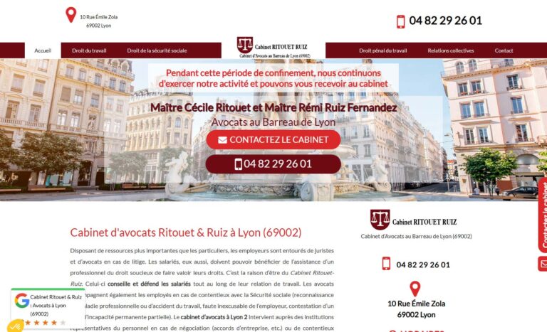 Cabinet Ritouet-Ruiz - Cabinet d'avocat à Lyon 2