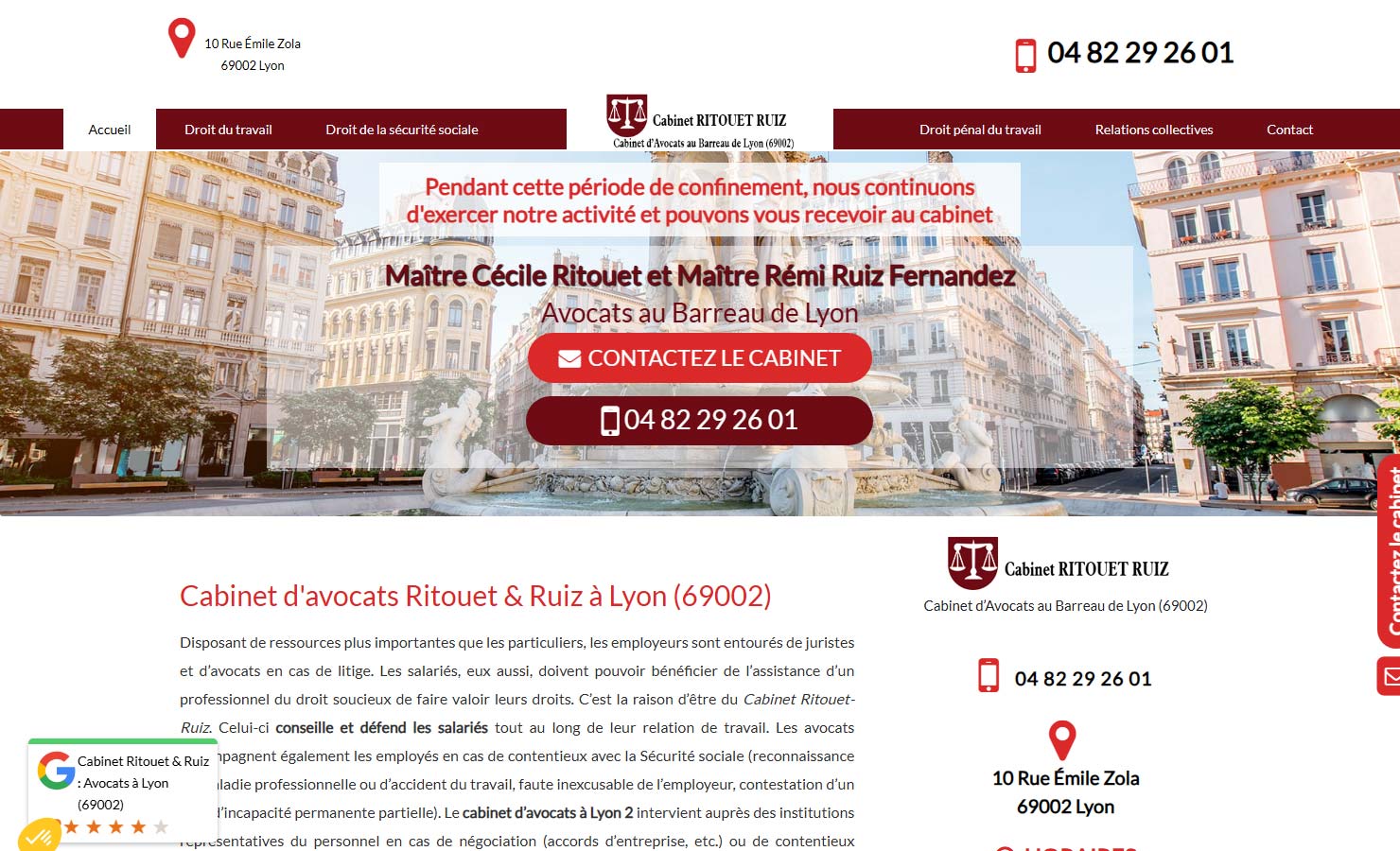 Cabinet Ritouet-Ruiz - Cabinet d'avocat à Lyon 2