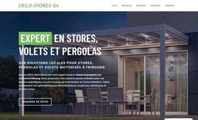 Déco-Stores, pose et maintenance de stores et volets
