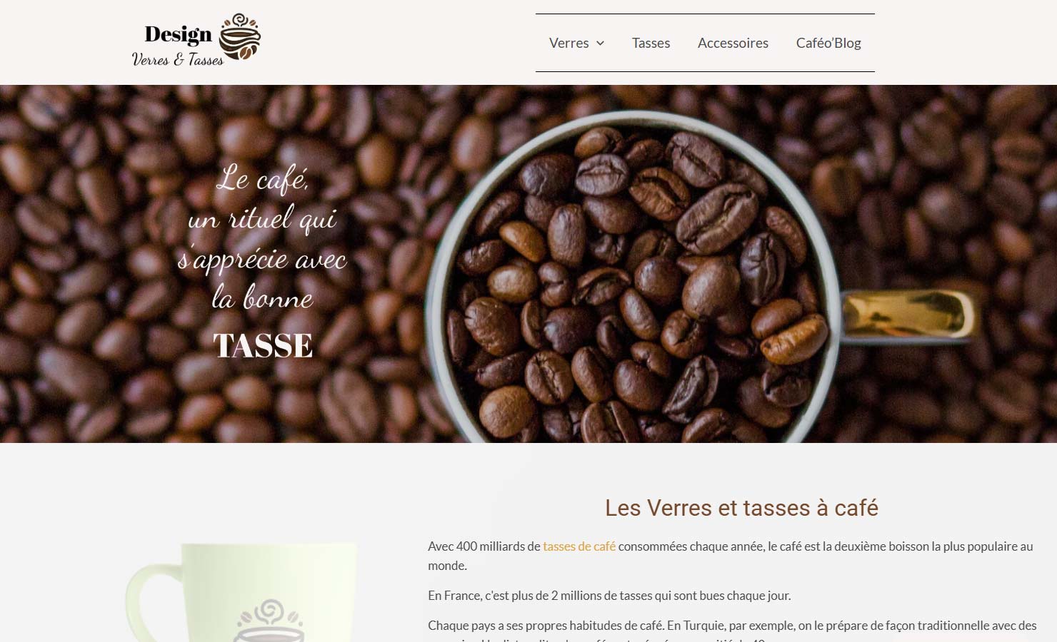 Design-verre-tasse-cafe : L’univers des tasses et verres à café