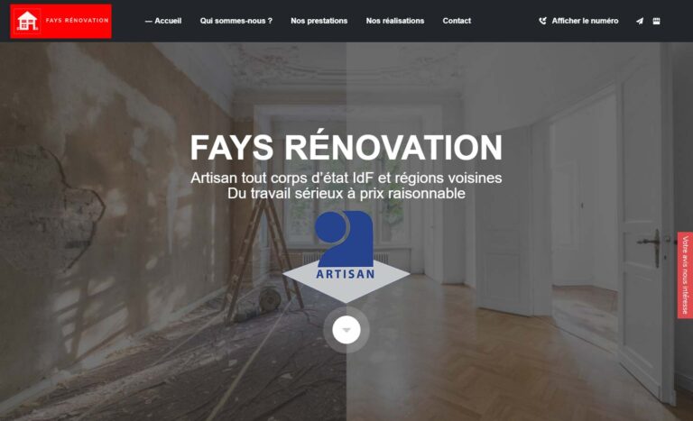 FAYS RÉNOVATION - Ravalement de façade à Creil