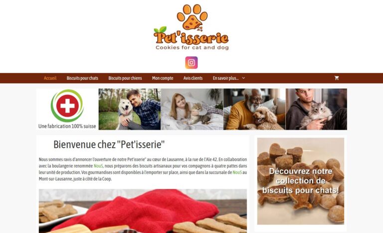 Pet’isserie - Délicieux biscuits pour chats et chiens