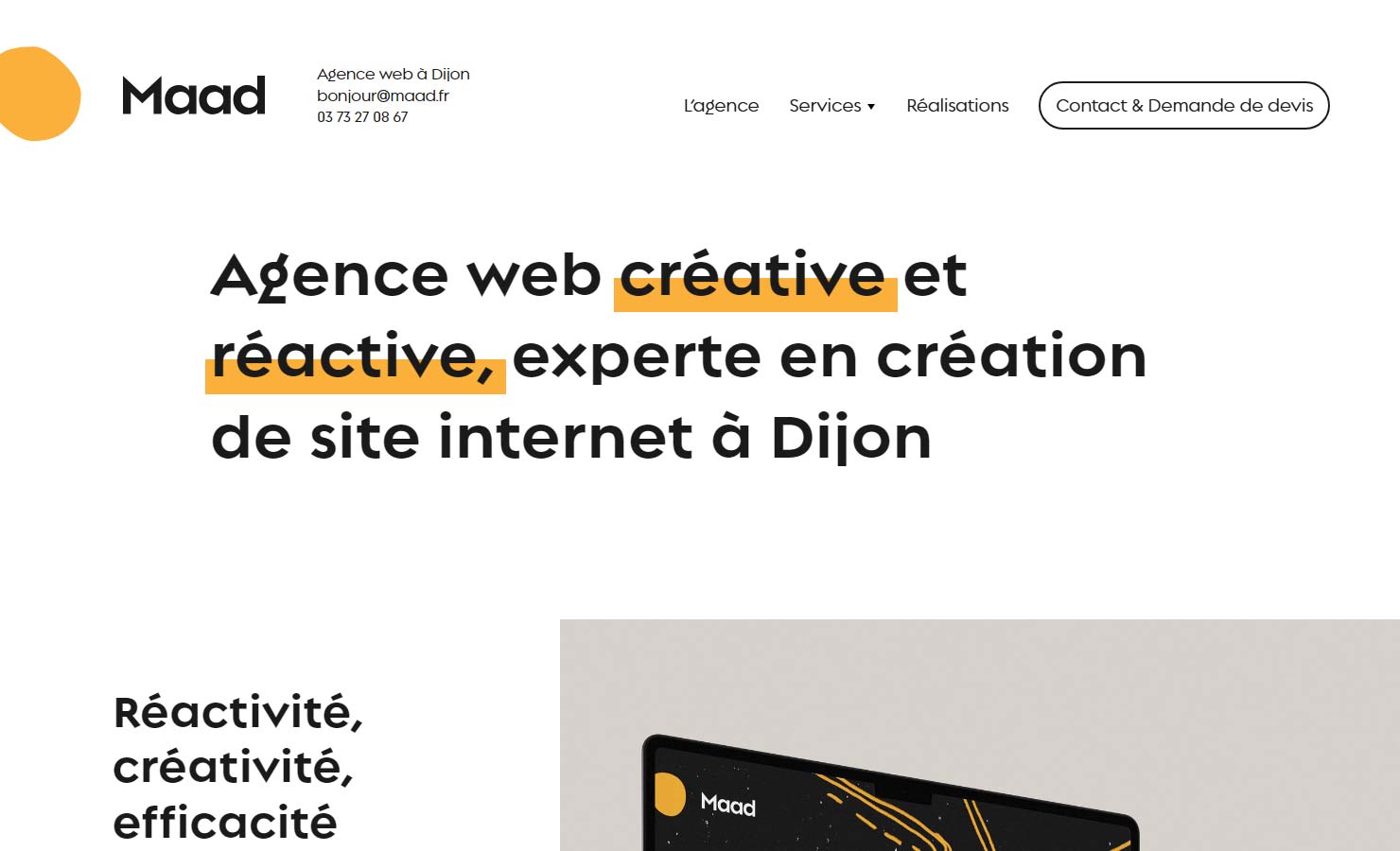 Maad - Agence web, création de sites internet à Dijon