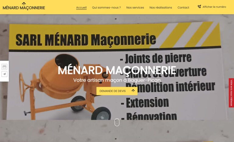 MÉNARD MAÇONNERIE - Maçon à Dinard