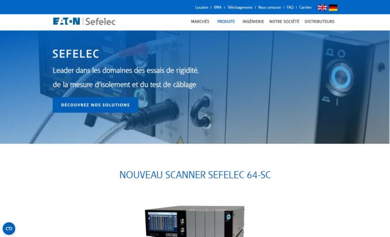 Sefelec : Essais de rigidité diélectrique, mesure d’isolement et tests de câblage