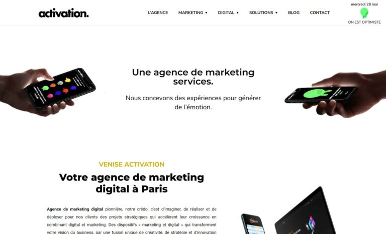 Venise Activation - Agence de création site internet à Paris