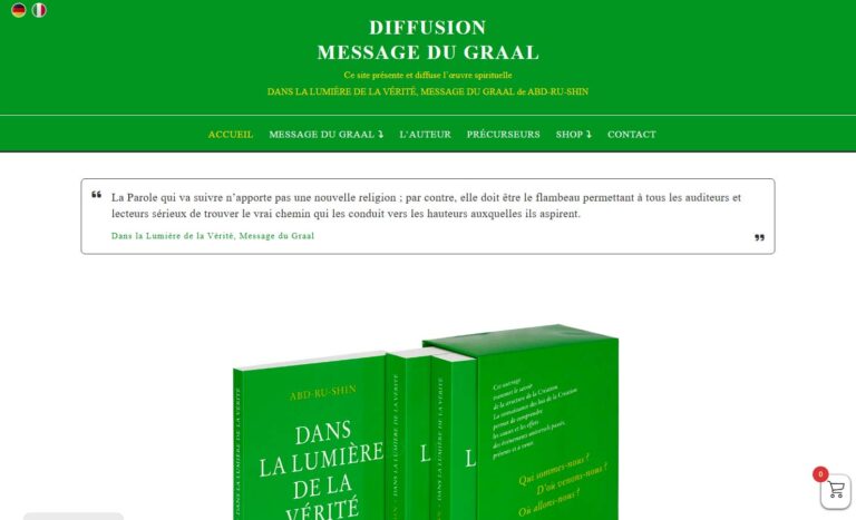 Le Message du Graal, une voie vers la vie et la paix