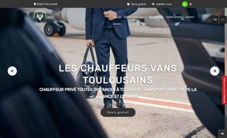 LES CHAUFFEURS VANS TOULOUSAINS - Location voiture mariage avec chauffeur à Toulouse