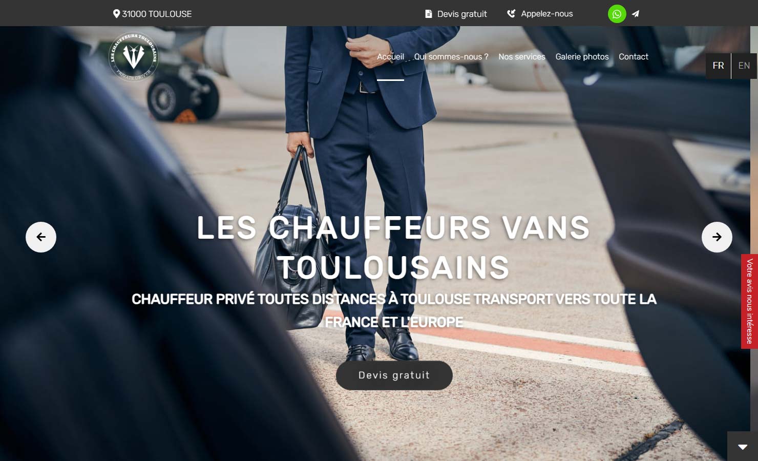 LES CHAUFFEURS VANS TOULOUSAINS - Location voiture mariage avec chauffeur à Toulouse