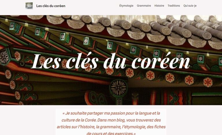 Les clés du coréen