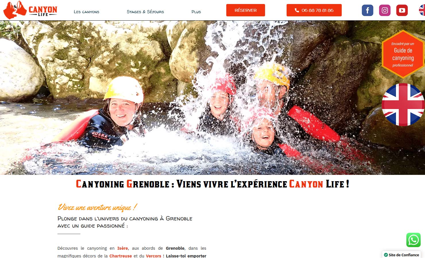 Canyon Life - Canyoning Grenoble