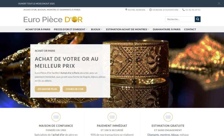 Europiecedor - Achat d'or a paris