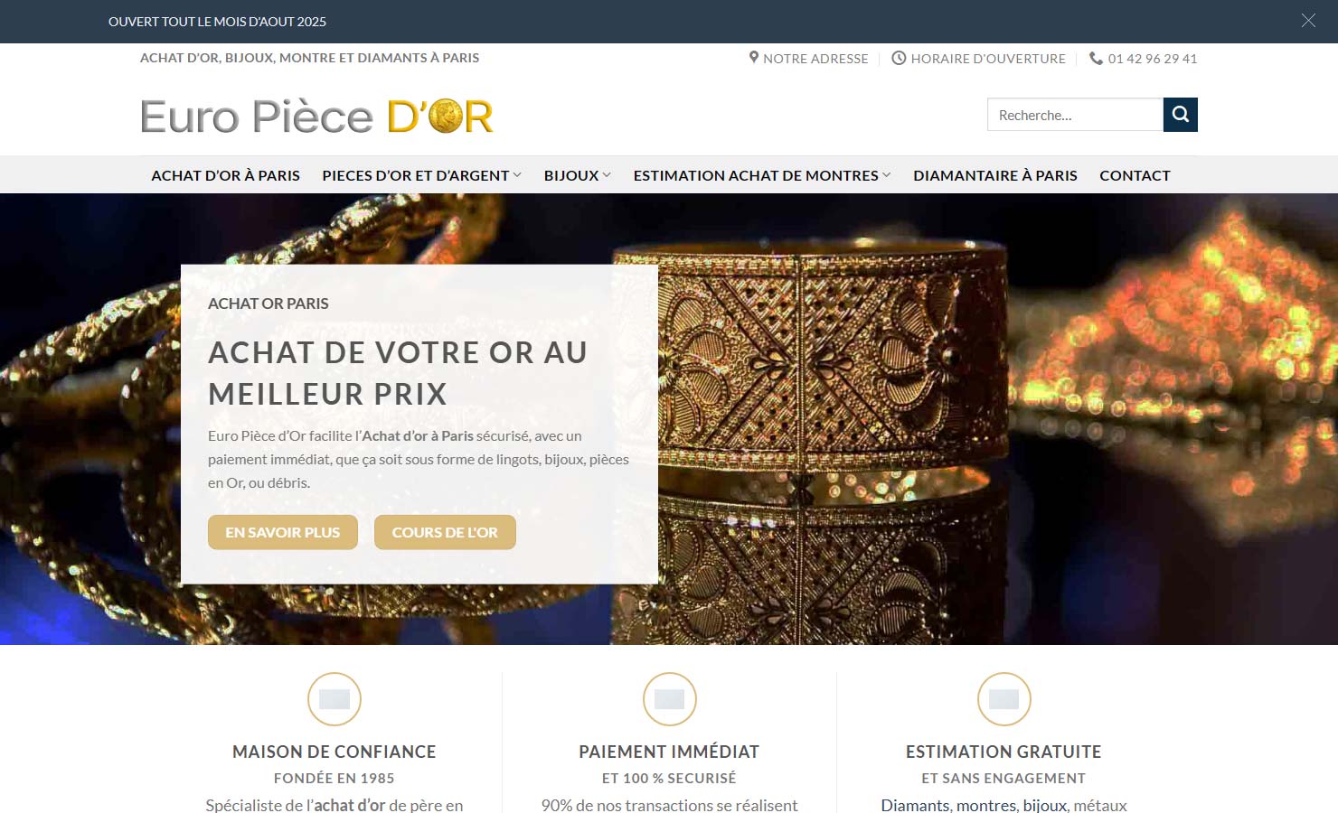 Europiecedor - Achat d'or a paris