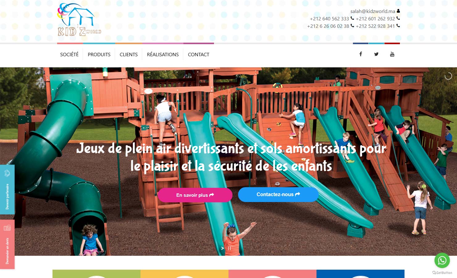 Kidzworld - Équipements pour parcs de jeux Casablanca
