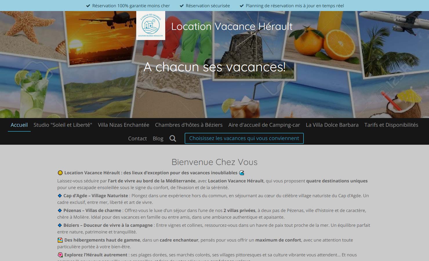 Location Vacance Hérault