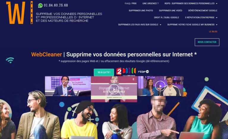 WebCleaner | Supprime vos informations personnelles et professionnelles sur Internet