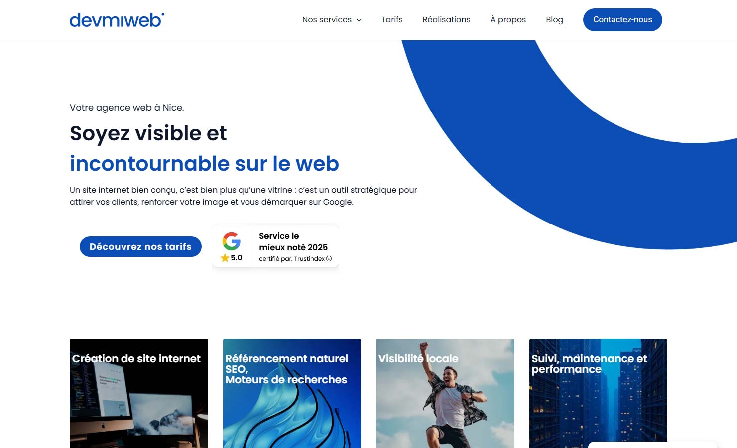 Devmiweb Agence web à Nice – Création de sites internet et SEO