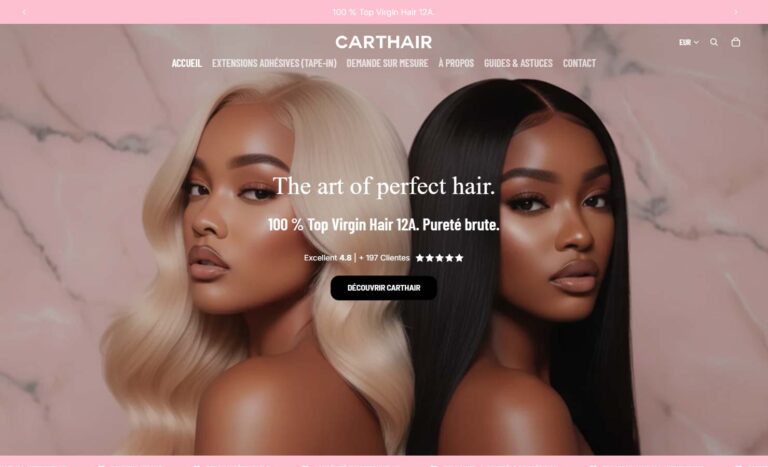 Carthair | Extensions & perruques haut de gamme