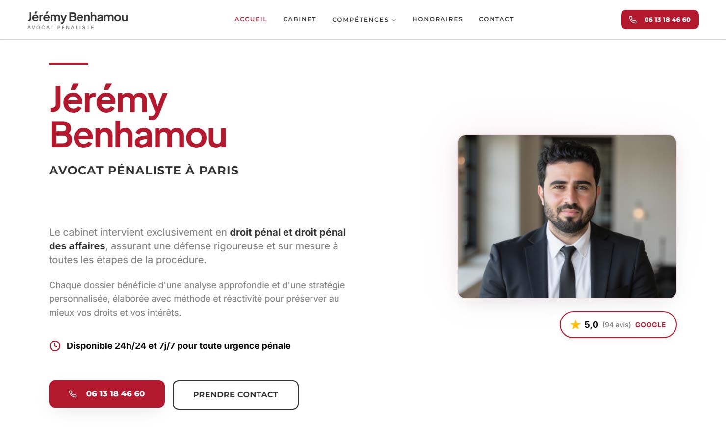 Jérémy Benhamou - Avocat pénaliste à Paris