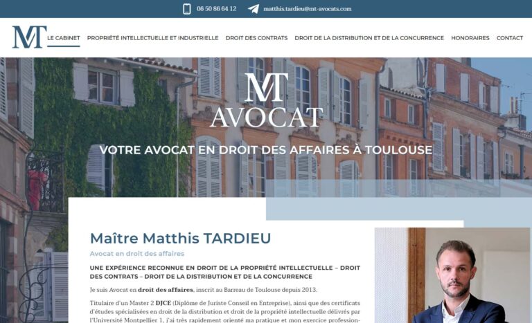 Négociations commerciales à Toulouse : Maître Matthis Tardieu, avocat droit des affaires