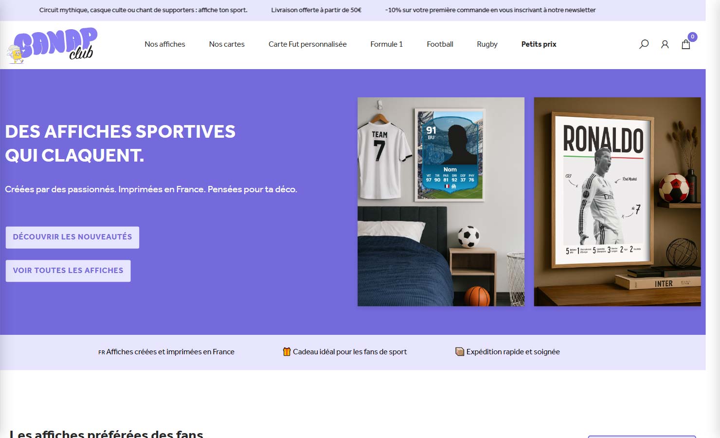 Affiches sportives Formule 1