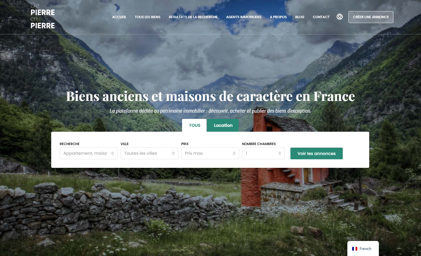 De Pierre en Pierre – Annonces de biens immobiliers anciens