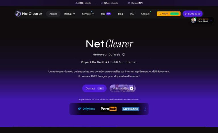 NetClearer | Disparaître d'Internet