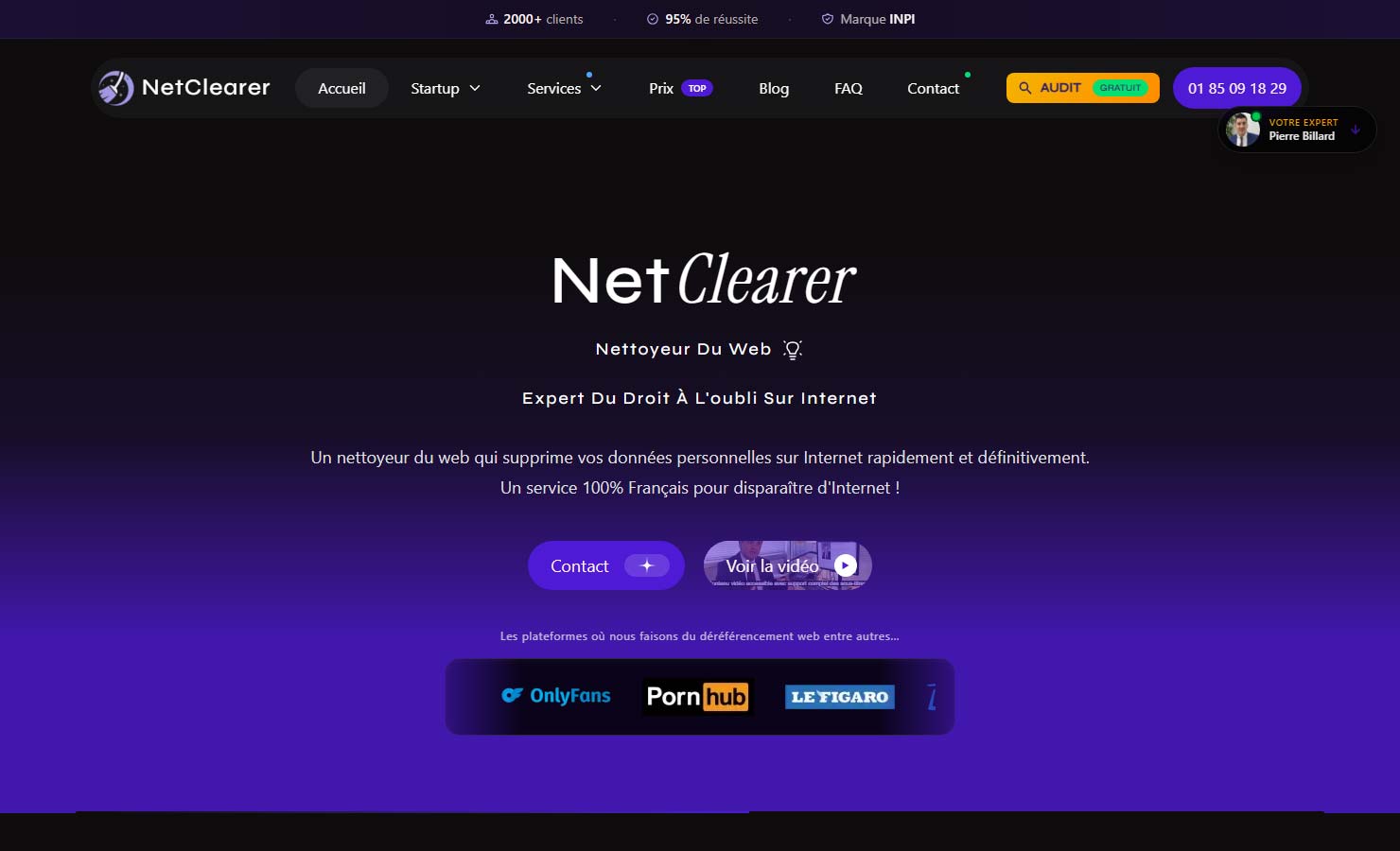 NetClearer | Disparaître d'Internet