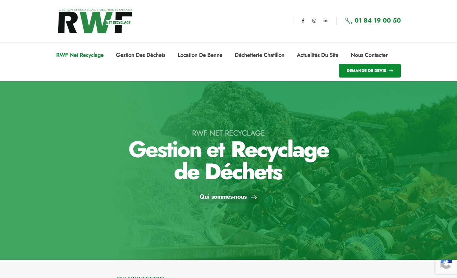 RWF Net Recyclage
