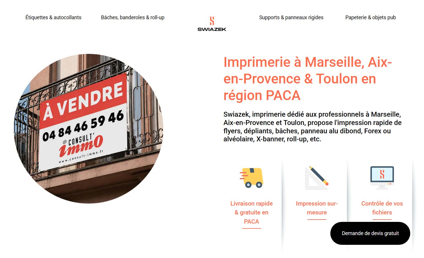 Imprimerie Swiazek en région PACA