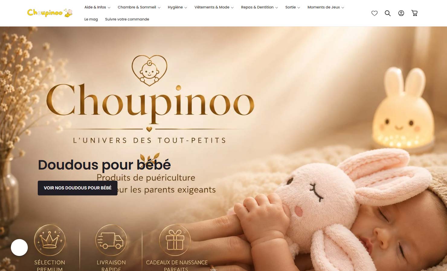 Choupinoo, la boutique des jeunes et futurs parents